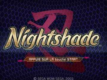 Nightshade screen shot title